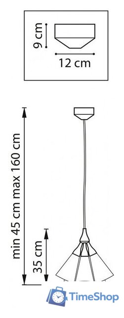 Подвесная люстра Lightstar Cone 757150 - Изображение №6 — Интернет-магазин Time-Shop