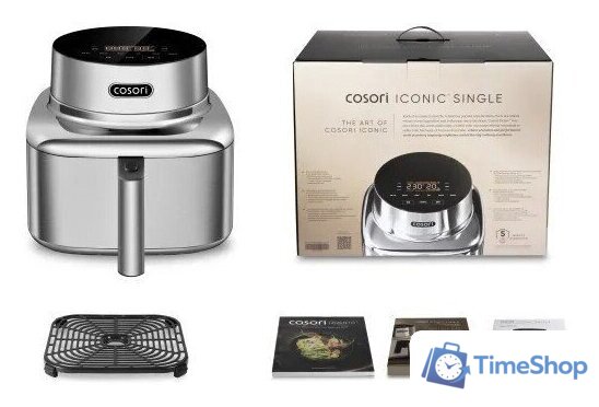 Аэрогриль (аэрофритюрница) Cosori Iconic Single 6.2l CAF-SE601S-CEU - Изображение №7 — Интернет-магазин Time-Shop