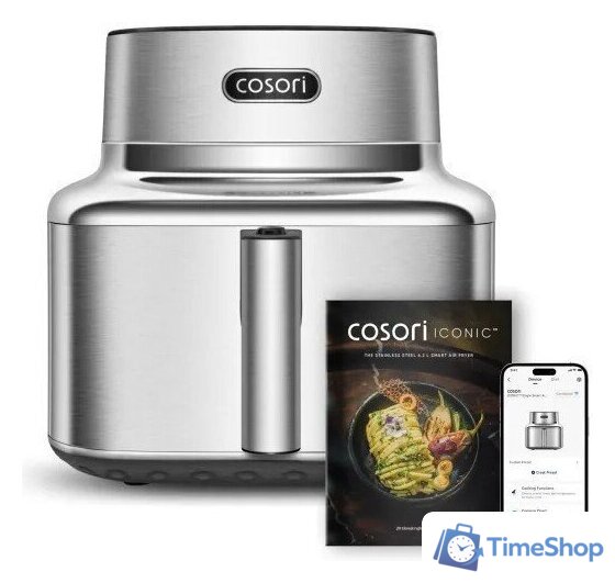 Аэрогриль (аэрофритюрница) Cosori Iconic Single 6.2l CAF-SE601S-CEU - Изображение №9 — Интернет-магазин Time-Shop