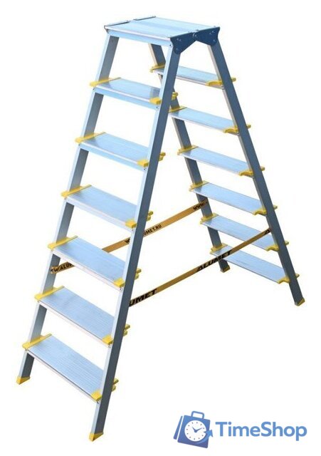Лестница-стремянка Алюмет ASD 5207 (2х7 ступеней) - Изображение №1 — Интернет-магазин Time-Shop