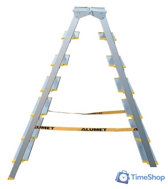 Лестница-стремянка Алюмет ASD 5207 (2х7 ступеней) - Изображение №2 — Интернет-магазин Time-Shop