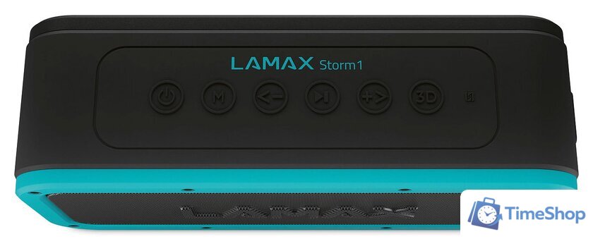 Беспроводная колонка Lamax Storm1 (бирюзовый) - Изображение №3 — Интернет-магазин Time-Shop