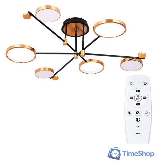 Люстра средней высоты Arte Lamp Holly A1364PL-6PB - Изображение №1 — Интернет-магазин Time-Shop