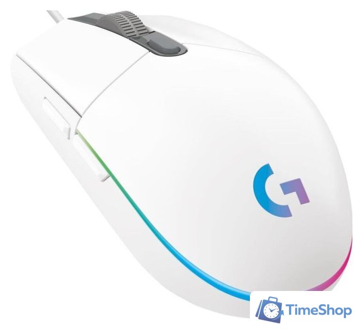 Игровая мышь Logitech G203 Lightsync (белый) - Изображение №3 — Интернет-магазин Time-Shop
