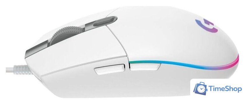 Игровая мышь Logitech G203 Lightsync (белый) - Изображение №4 — Интернет-магазин Time-Shop
