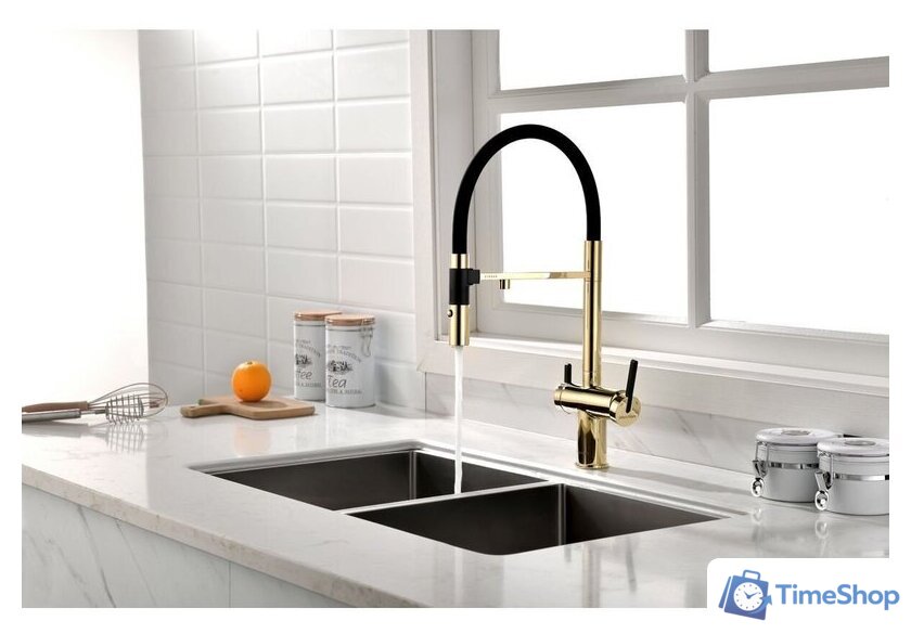 Смеситель Paulmark Gravity Gr213188-G - Изображение №10 — Интернет-магазин Time-Shop