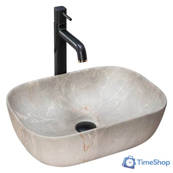 Умывальник Rea Livia U3802 (бежевый камень) - Изображение №1 — Интернет-магазин Time-Shop