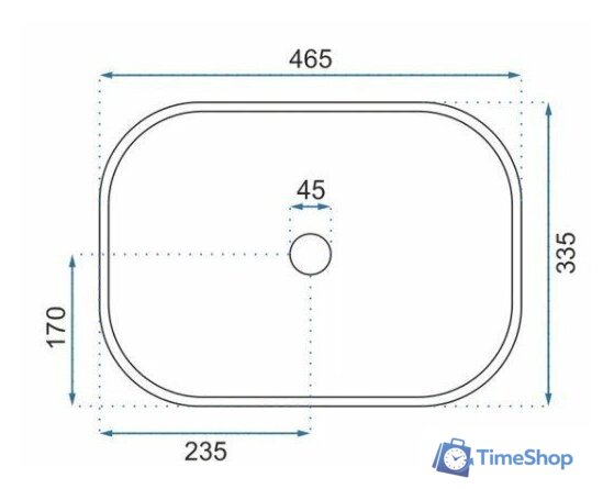 Умывальник Rea Livia U3802 (бежевый камень) - Изображение №2 — Интернет-магазин Time-Shop