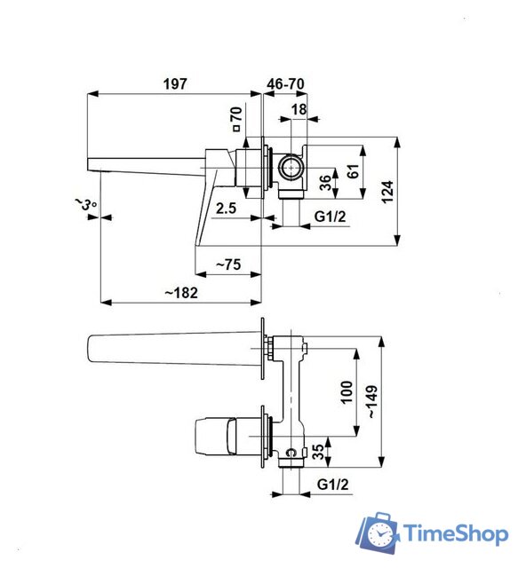 Смеситель KFA Malaga 452981061 - Изображение №5 — Интернет-магазин Time-Shop