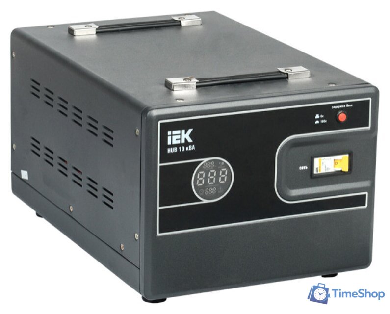 Стабилизатор напряжения IEK HUB 10 кВА IVS21-1-010-13 - Изображение №1 — Интернет-магазин Time-Shop