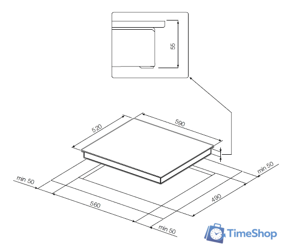 Варочная панель Graude IK 60.2 BW - Изображение №2 — Интернет-магазин Time-Shop
