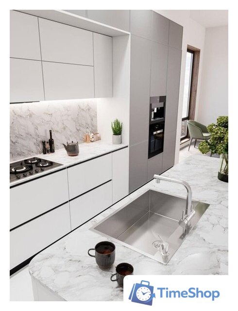 Кухонная мойка Emar EMB-125A PVD Nano Satine - Изображение №2 — Интернет-магазин Time-Shop