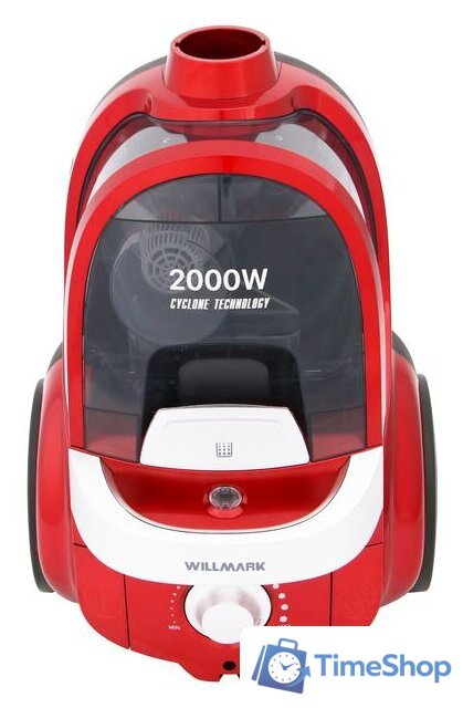 Пылесос Willmark VC-2067CY (красный) - Изображение №1 — Интернет-магазин Time-Shop