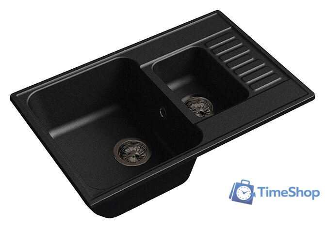 Кухонная мойка GranFest QUARZ Z-21K (черный) - Изображение №1 — Интернет-магазин Time-Shop