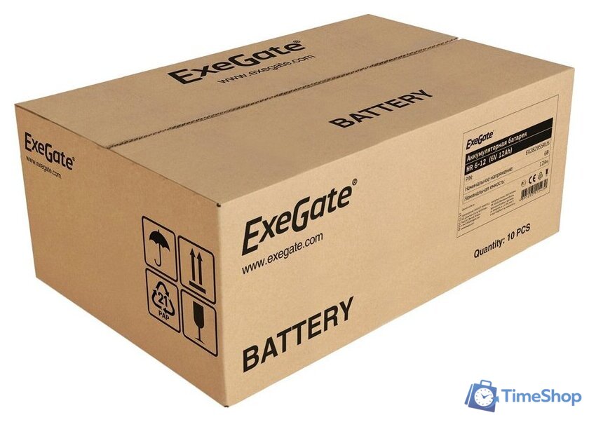 Аккумулятор для ИБП ExeGate HR 6-12 (6В, 12 А·ч) - Изображение №3 — Интернет-магазин Time-Shop