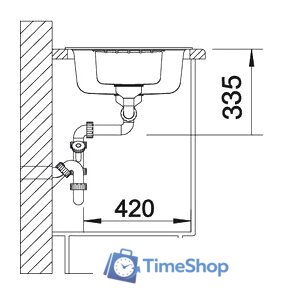 Кухонная мойка Blanco Zia 6 S (белый) [514742] - Изображение №3 — Интернет-магазин Time-Shop