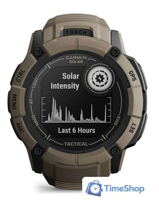 Умные часы Garmin Instinct 2x Solar Tactical Edition (светло-коричневый) - Изображение №2 — Интернет-магазин Time-Shop