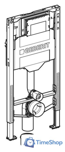 Инсталляция для унитаза Geberit Duofix 111.922.00.6 - Изображение №2 — Интернет-магазин Time-Shop