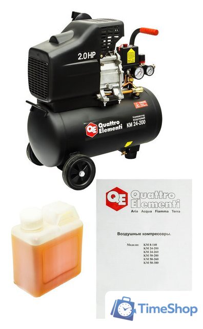 Компрессор Quattro Elementi KM 24-200 - Изображение №5 — Интернет-магазин Time-Shop