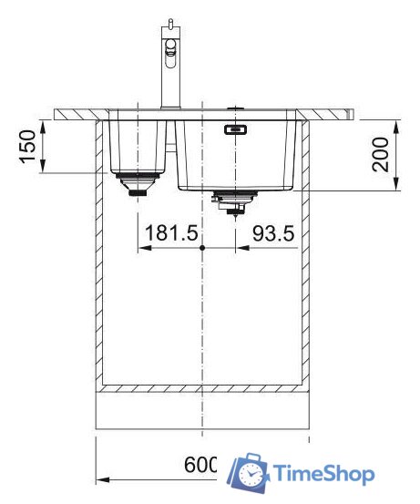 Кухонная мойка Franke Mythos MYX 160-34-16 122.0624.558 - Изображение №9 — Интернет-магазин Time-Shop