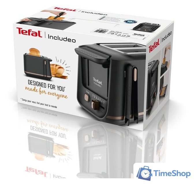 Тостер Tefal Includeo TT533811 - Изображение №7 — Интернет-магазин Time-Shop