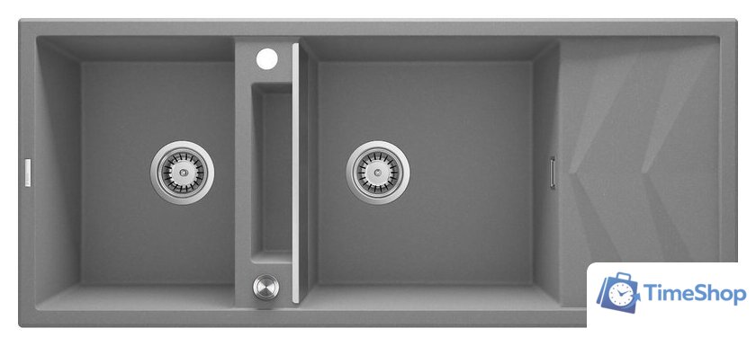 Кухонная мойка Deante Magnetic ZRM S213 (серый металлик) - Изображение №1 — Интернет-магазин Time-Shop