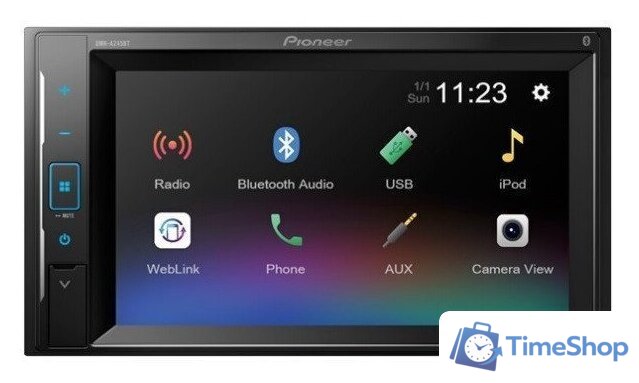 USB-магнитола Pioneer DMH-A245BT - Изображение №1 — Интернет-магазин Time-Shop