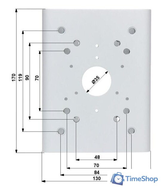 Крепление для камер видеонаблюдения Dahua DH-PFA150 - Изображение №3 — Интернет-магазин Time-Shop