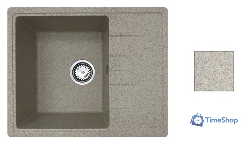 Кухонная мойка БелЭворс Mila (темно-бежевый) - Изображение №1 — Интернет-магазин Time-Shop