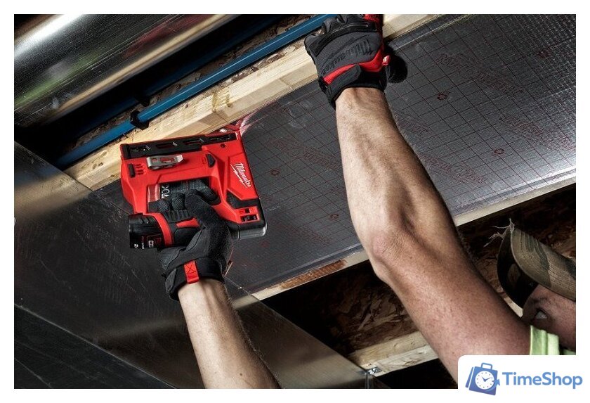 Степлер Milwaukee M12 BST-202X 4933459635 (с 2-мя АКБ) - Изображение №6 — Интернет-магазин Time-Shop