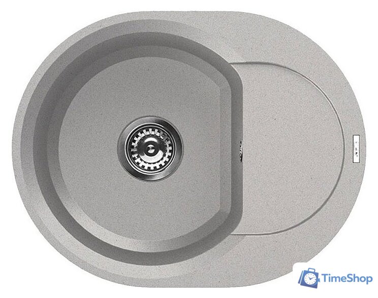 Кухонная мойка Elleci Easy Round 600 Aluminium 79 - Изображение №1 — Интернет-магазин Time-Shop