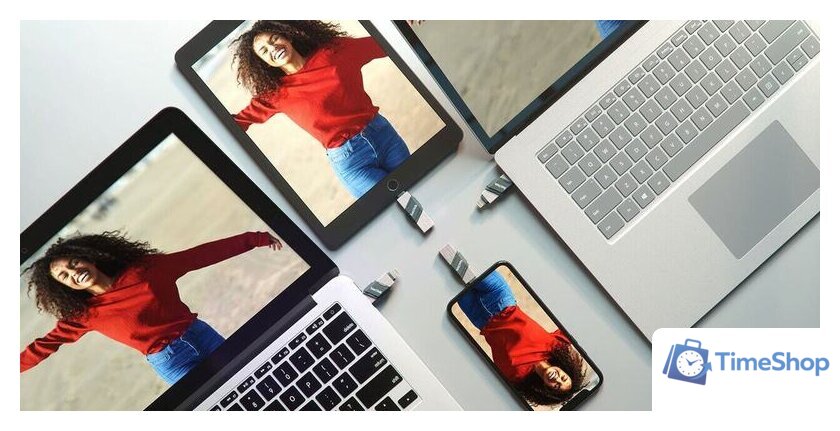 USB Flash SanDisk iXpand Flip 64GB - Изображение №7 — Интернет-магазин Time-Shop