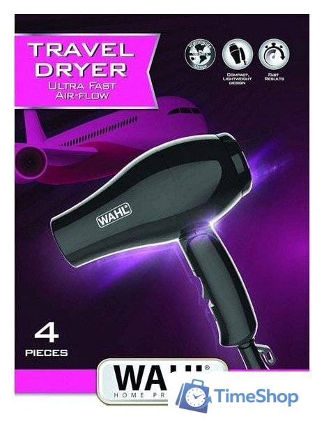 Фен Wahl Travel Hair Dryer 3402-0470 - Изображение №3 — Интернет-магазин Time-Shop