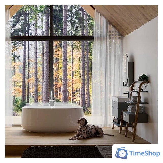  Lauter Тумба под умывальник Estel 70 (серо-зеленый п/мат) - Изображение №4 — Интернет-магазин Time-Shop