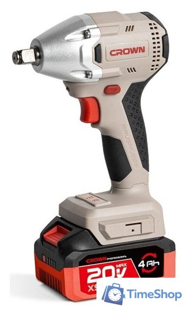 Гайковерт Crown CT22046XS-4 BMC (с 2-мя АКБ, кейс) - Изображение №1 — Интернет-магазин Time-Shop