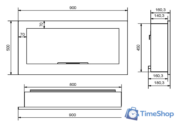 Биокамин Infire Inside 900 - Изображение №7 — Интернет-магазин Time-Shop