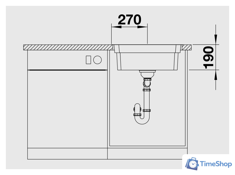 Кухонная мойка Blanco Etagon 500-IF/A [521748] - Изображение №4 — Интернет-магазин Time-Shop