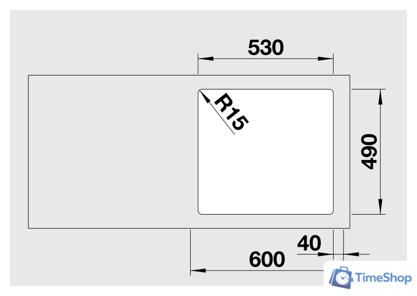 Кухонная мойка Blanco Etagon 500-IF/A [521748] - Изображение №3 — Интернет-магазин Time-Shop