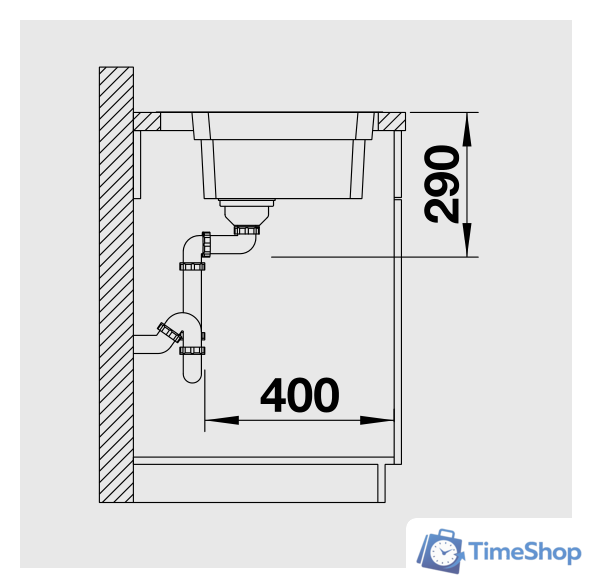 Кухонная мойка Blanco Etagon 500-IF/A [521748] - Изображение №5 — Интернет-магазин Time-Shop