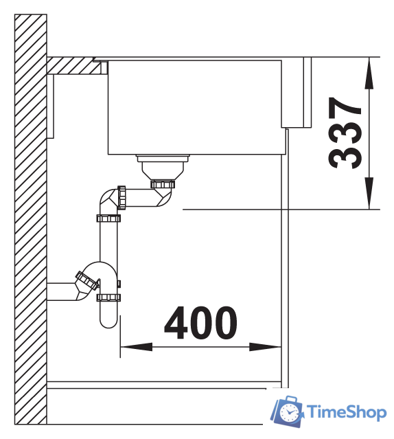 Кухонная мойка Blanco Vintera XL 9-UF 526110 (черный) - Изображение №5 — Интернет-магазин Time-Shop