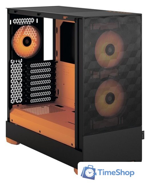 Корпус Fractal Design Pop Air RGB Orange Core TG Clear Tint FD-C-POR1A-05 - Изображение №6 — Интернет-магазин Time-Shop