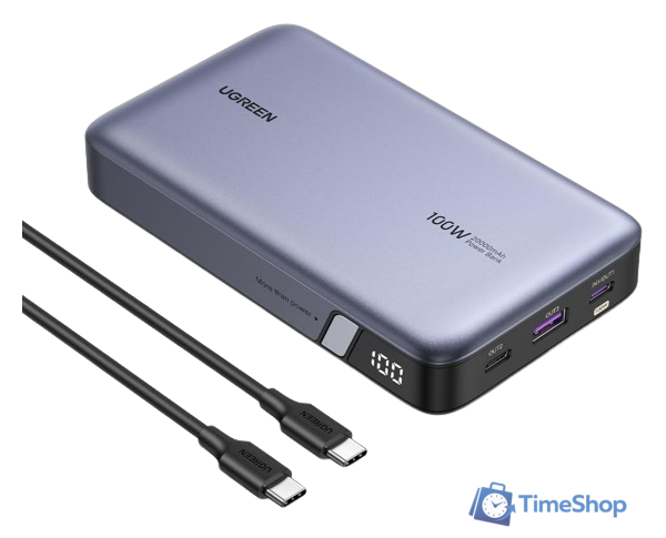 Внешний аккумулятор Ugreen PB720 20000mAh (серый) - Изображение №1 — Интернет-магазин Time-Shop