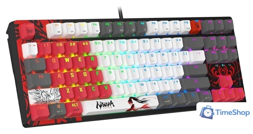 Клавиатура A4Tech Bloody WS87 Naraka (Bloody BLMS Red Plus) - Изображение №5 — Интернет-магазин Time-Shop