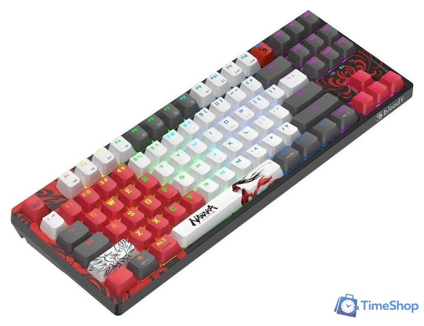 Клавиатура A4Tech Bloody WS87 Naraka (Bloody BLMS Red Plus) - Изображение №3 — Интернет-магазин Time-Shop