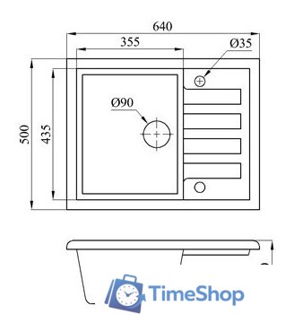 Кухонная мойка БелЭворс Vega R + смеситель W74004-2 + дозатор L405F (черный) - Изображение №10 — Интернет-магазин Time-Shop