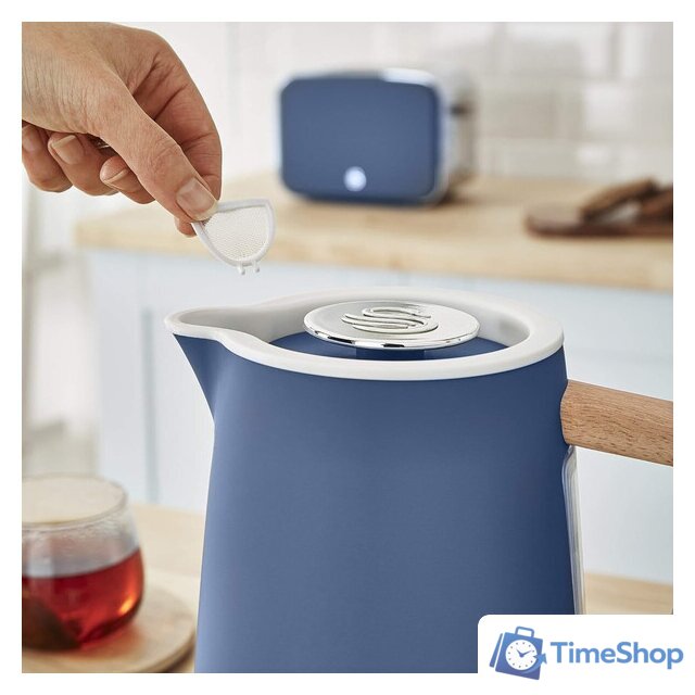 Электрический чайник Swan SK14610BLUN - Изображение №6 — Интернет-магазин Time-Shop