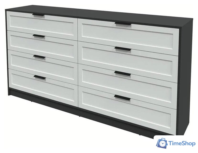 Комод Интерлиния Концепт Тренд КТ-К197 (антрацит/грей) - Изображение №2 — Интернет-магазин Time-Shop