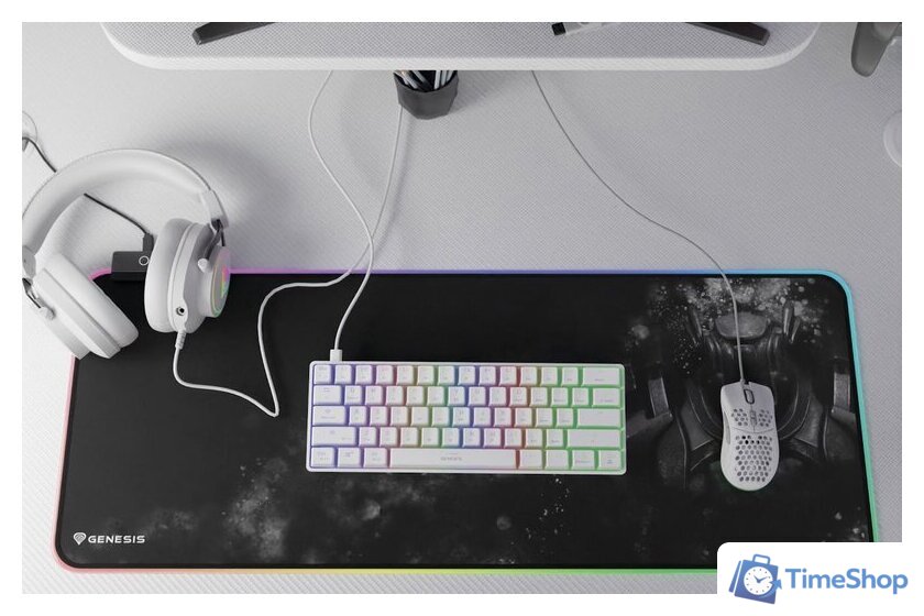 Клавиатура Genesis Thor 660 (белый, нет кириллицы) - Изображение №6 — Интернет-магазин Time-Shop