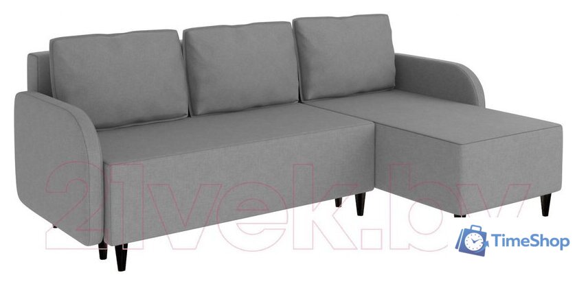 Угловой диван Mio Tesoro Velke SB3CHL (Malmo 90 Grey) - Изображение №1 — Интернет-магазин Time-Shop