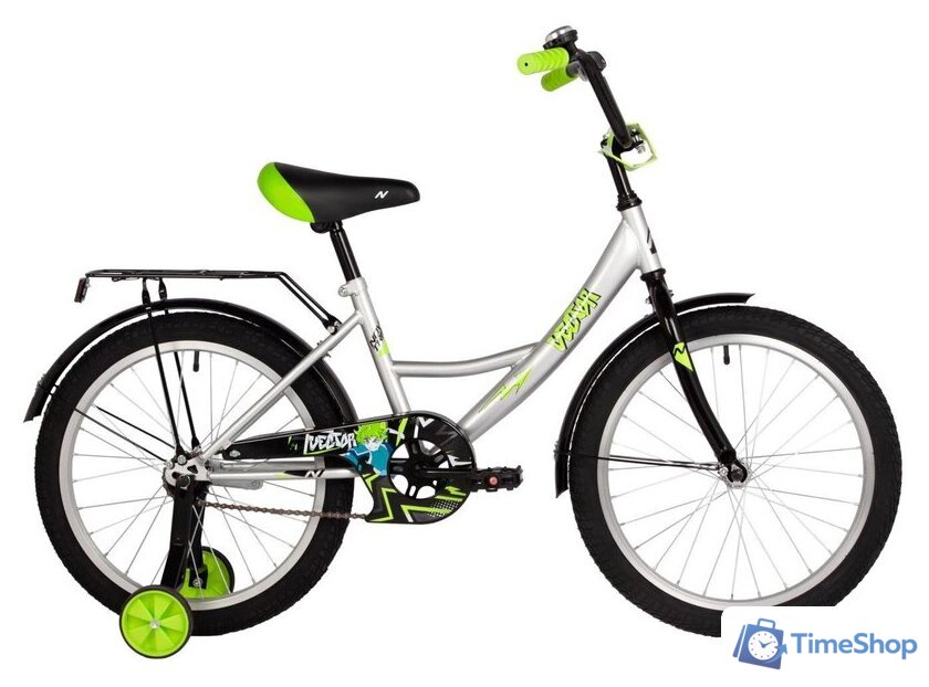 Детский велосипед Novatrack Vector 2025 203VECTOR.SL5 (серебристый) - Изображение №1 — Интернет-магазин Time-Shop